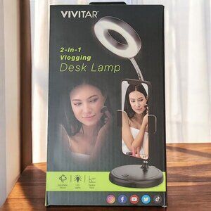 VIVITAR 2 in 1 Vlogging Desk Lamp